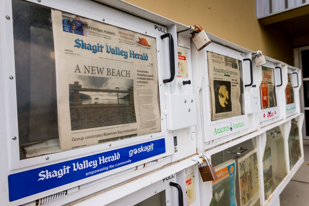 Pioneer News Group owns the Skagit Valley Herald and 22 other daily and weekly newspapers in Washington, Oregon, Idaho, Montana and Utah. (Photo by Scott Eklund/Red Box Pictures)
