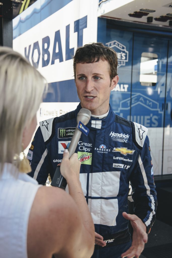 NASCAR driver Kasey Kahne at Sonoma Raceway. (Photo by Integrated Talent)